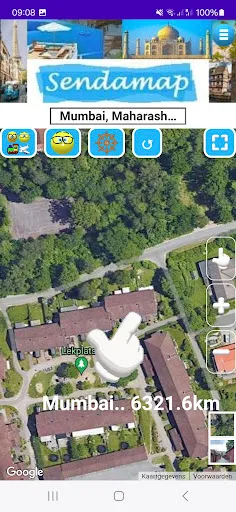 Скриншот 7 — Sendamap - Emojis, maps, track