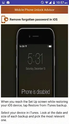 Скриншот 8 — Clear Mobile Password PIN Help