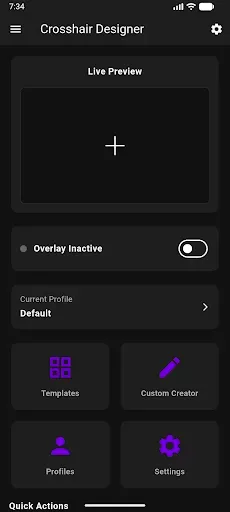 Скриншот 1 — Crosshair Designer