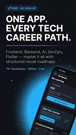 Скриншот 1 — Roadmap App
