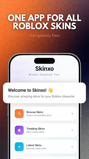 Скриншот 1 — SkinXO Roblox Skins For All