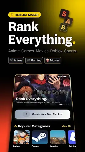 Скриншот 1 — Ranking List Maker - RLM