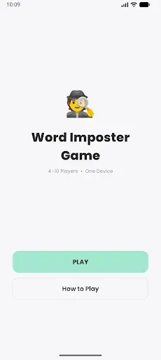 Скриншот 1 — Word Imposter Game