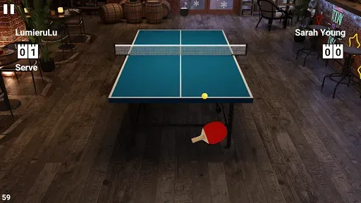 Скриншот 2 — Virtual Table Tennis