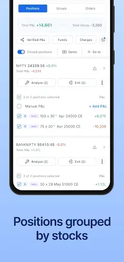 Скриншот 5 — Sensibull for Options Trading