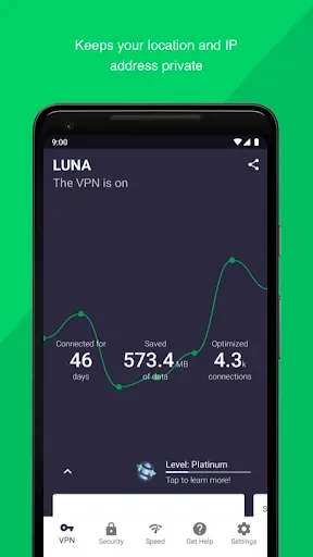 Скриншот 3 — Luna VPN