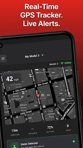 Скриншот 2 — Sentry Driver—For your Tesla