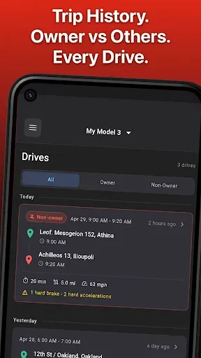 Скриншот 4 — Sentry Driver—For your Tesla