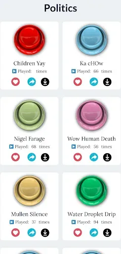 Скриншот 2 — Sound Buttons Universe