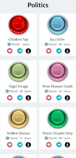 Скриншот 5 — Sound Buttons Universe