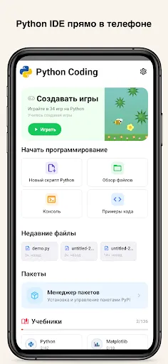 Скриншот 5 — Python Coding – IDE и Редактор