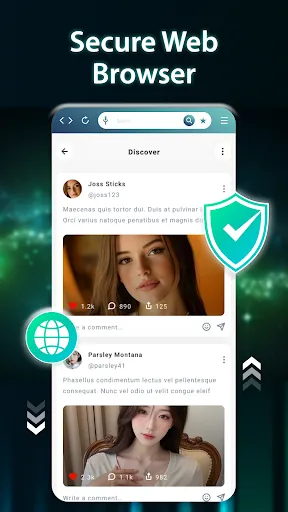 Скриншот 3 — Sera Browser - Private Web