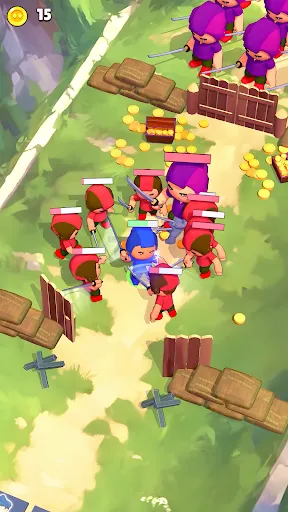Скриншот 1 — Age of Heroes: Strategy Battle