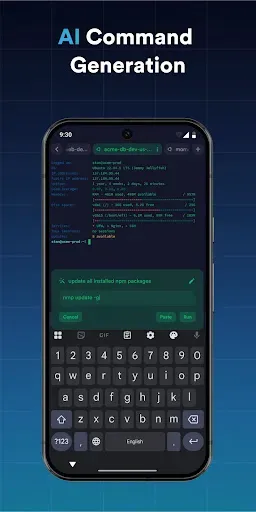 Скриншот 2 — Termius - Modern SSH Client