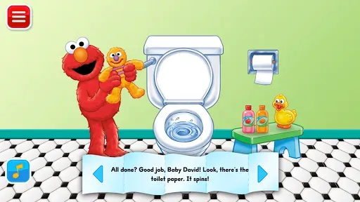 Скриншот 2 — Potty Time with Elmo