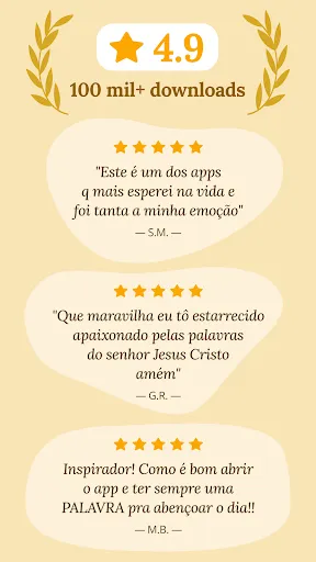 Скриншот 2 — Bíbliaon - Devocional Diário