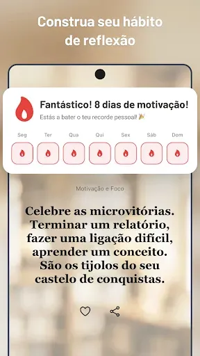 Скриншот 2 — Motivação Diária - Pensador