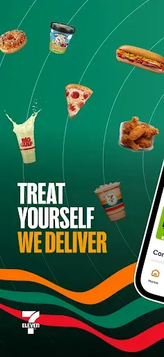 Скриншот 1 — 7NOW: Food Delivery & Alcohol