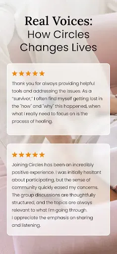 Скриншот 4 — Circles: Mental Health Support