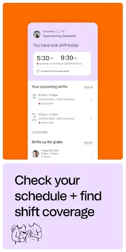 Скриншот 2 — 7shifts: Employee Scheduling