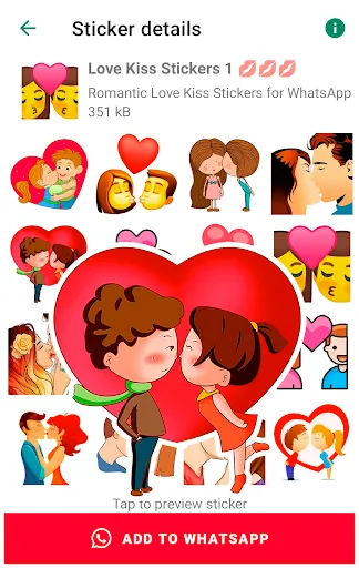 Скриншот 1 — Секси стикеры для WhatsApp