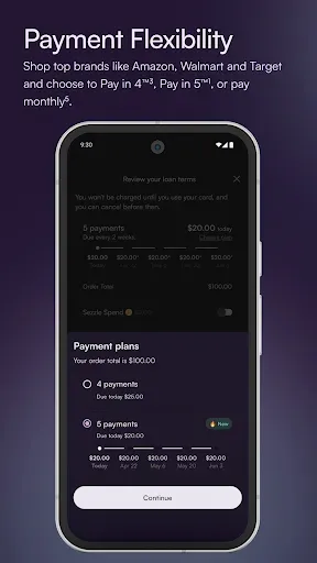 Скриншот 2 — Sezzle: Buy Now, Pay Later