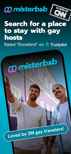 Скриншот 1 — misterb&b – Gay Travel