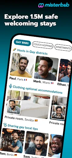 Скриншот 2 — misterb&b – Gay Travel