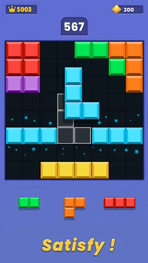 Скриншот 1 — Block Bust: Block Puzzle Games