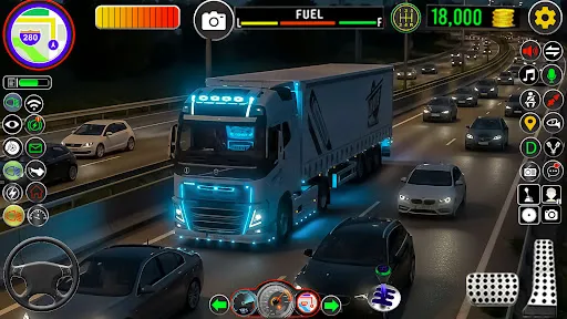 Скриншот 1 — Truck Simulator Game Europe 3D