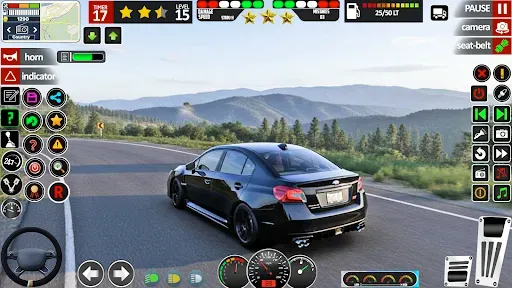 Скриншот 1 — City Car Driving Simulator 3D