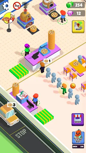 Скриншот 5 — Idle Pizza Shop - Pizza Game