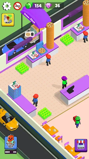Скриншот 7 — Idle Pizza Shop - Pizza Game