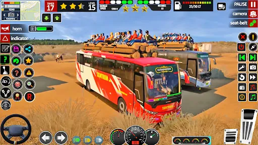 Скриншот 1 — Offroad Bus Driving 3D Game