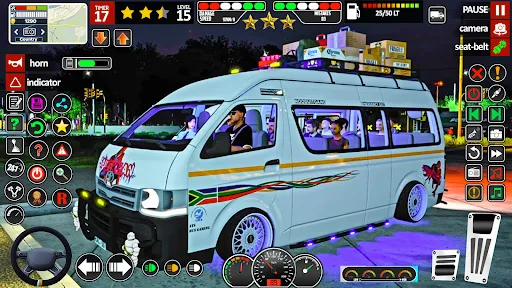 Скриншот 1 — City Van Driving Game Offline