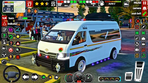 Скриншот 3 — City Van Driving Game Offline