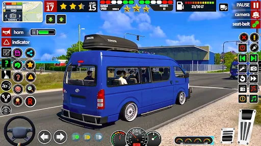 Скриншот 4 — City Van Driving Game Offline
