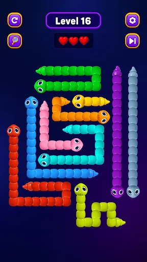 Скриншот 1 — Snake Out: Puzzle Escape