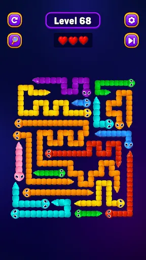 Скриншот 4 — Snake Out: Puzzle Escape