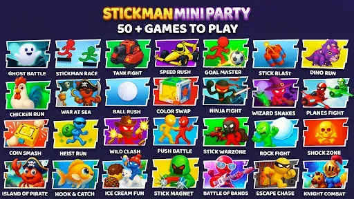 Скриншот 7 — Stick Fun Party: Mini Games