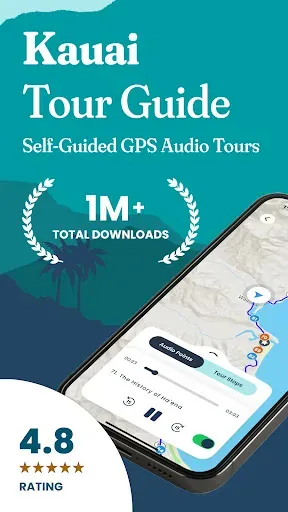 Скриншот 1 — Kauai GPS Audio Tour Guide