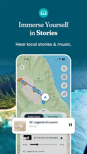 Скриншот 3 — Kauai GPS Audio Tour Guide