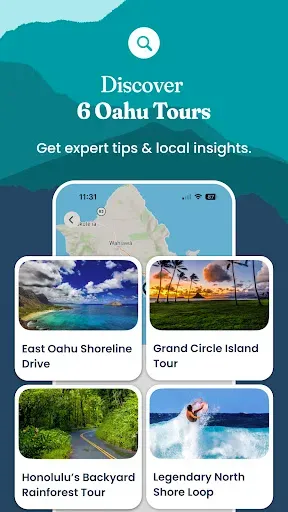 Скриншот 4 — Oahu Hawaii Audio Tour Guide