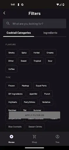 Скриншот 6 — Shake and Strain Cocktails