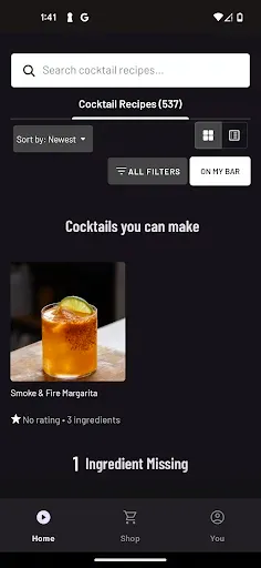 Скриншот 8 — Shake and Strain Cocktails