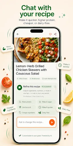 Скриншот 3 — ShakeChef AI: Recipe Generator