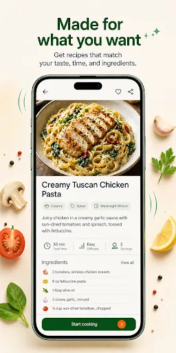 Скриншот 4 — ShakeChef AI: Recipe Generator