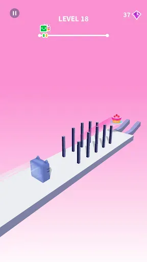 Скриншот 2 — Jelly Shift - Obstacle Course