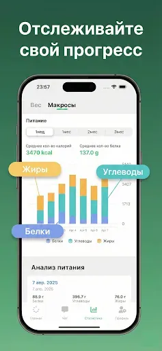 Скриншот 3 — AI Счетчик Калорий