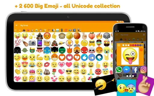 Скриншот 7 — Big Emoji Стикеры для WhatsApp